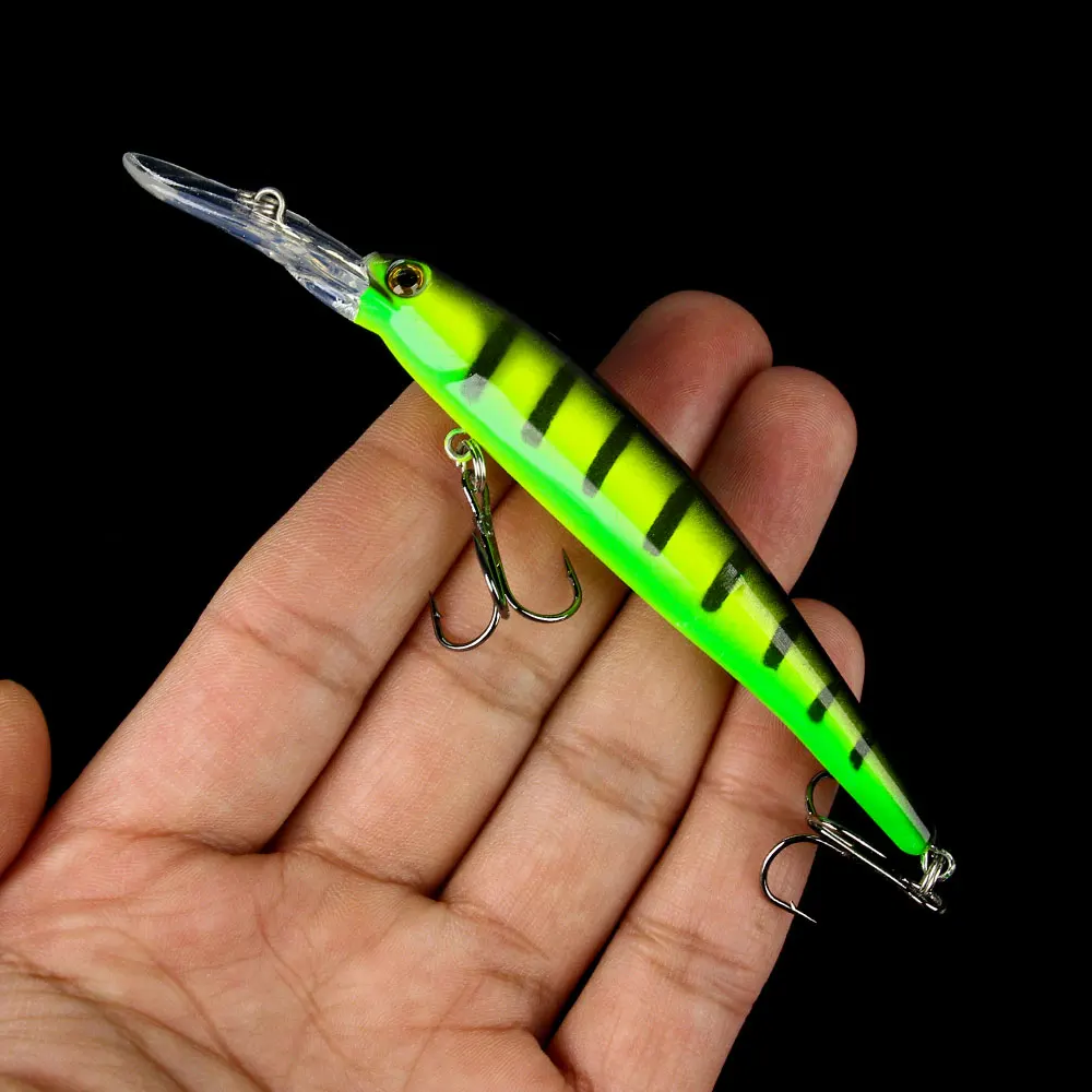 HENGJIA Minnow Bandits Wobbler - Señuelo duro para lucio y lubina - imagen 3
