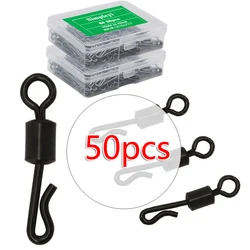 Conector giratorio para carpa de pesca en forma de Q - cambio rápido