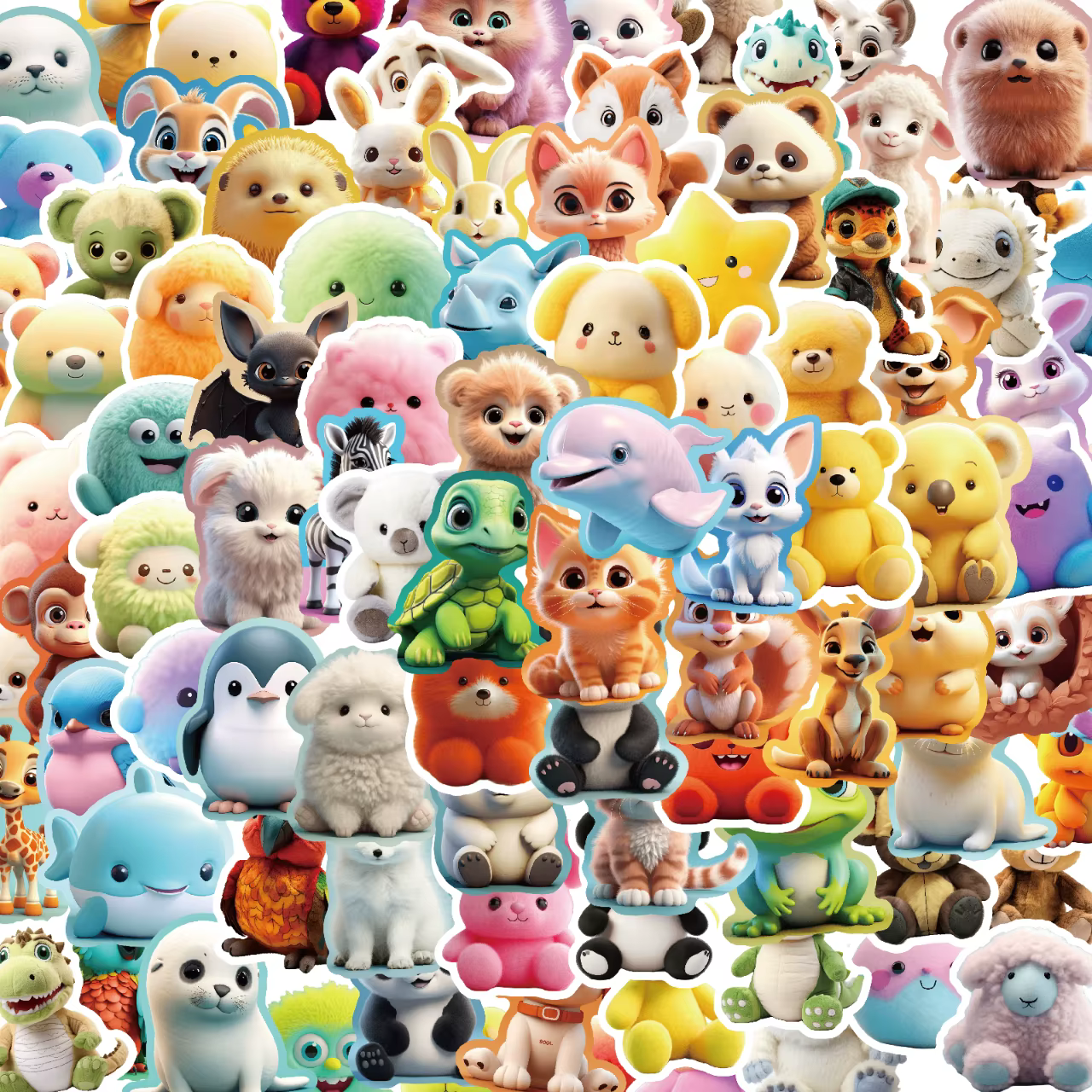 Pegatinas impermeables de vinilo con animales – Para niños - imagen 4