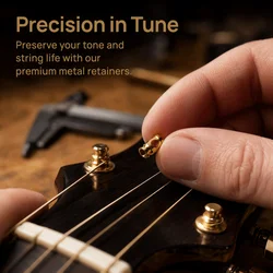 Retenedor de cuerdas con tornillo para guitarra eléctrica