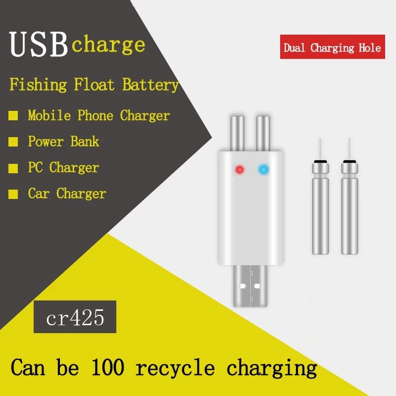 Cargador USB flotante recargable – Accesorio pesca - imagen 2