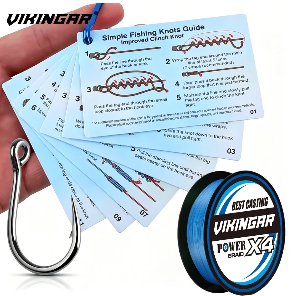 Guía de Nudos de Pesca Impermeable de Bolsillo con Tarjetas Portátil - imagen 5