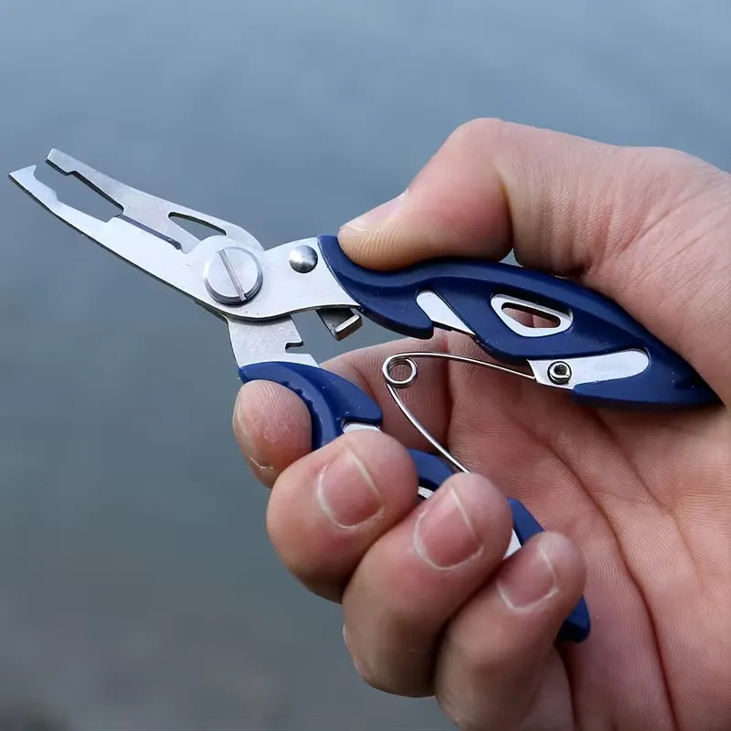 Alicates de pesca multifunción con tijera y pinzas - imagen 3