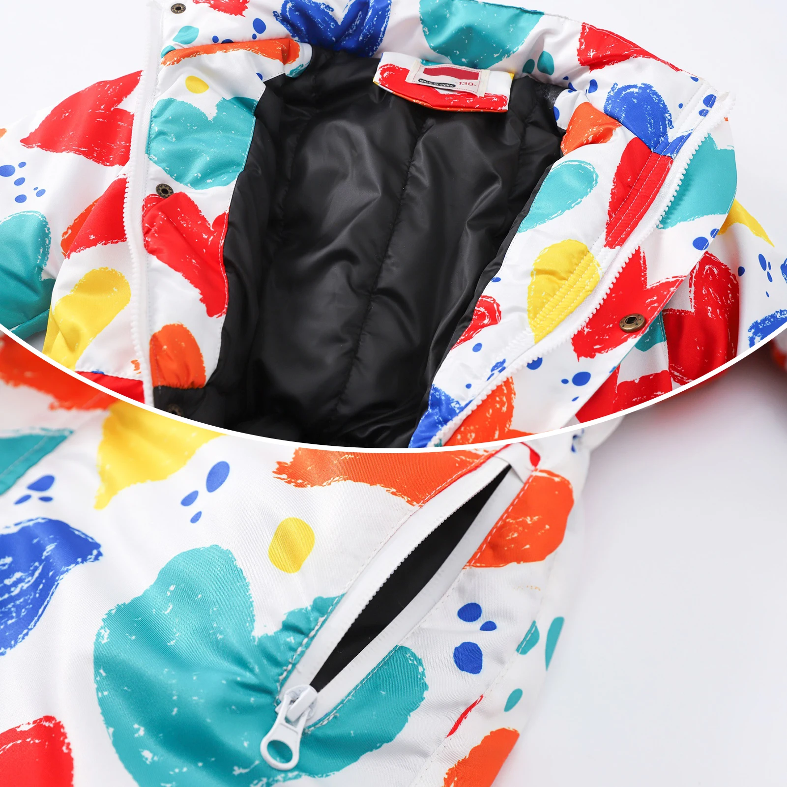 Traje de nieve impermeable de una pieza con capucha para niño - imagen 5