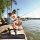Combo caña y carrete telescópica portátil pesca infantil de 1,3 m - imagen 4