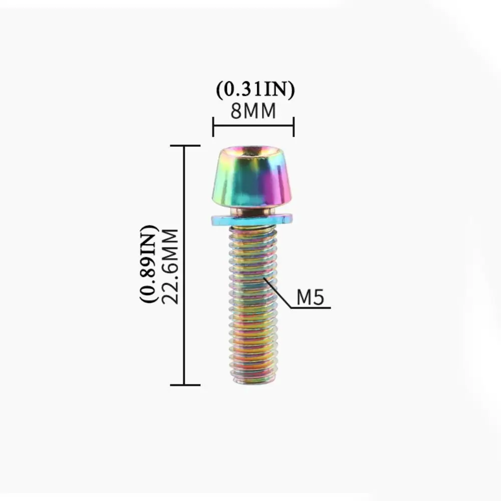 Tornillos de vástago M5x17mm con arandela
