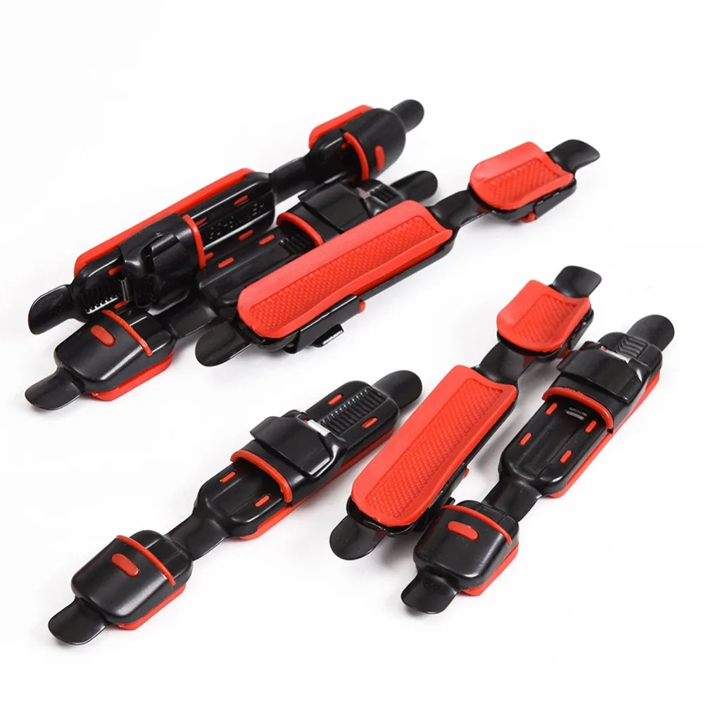 Soporte para carrete de pesca hierro ajustable con clip y goma - imagen 3