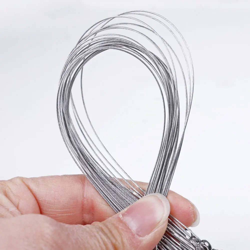Correas de acero anti-mordeduras para pesca con doble gancho - imagen 4