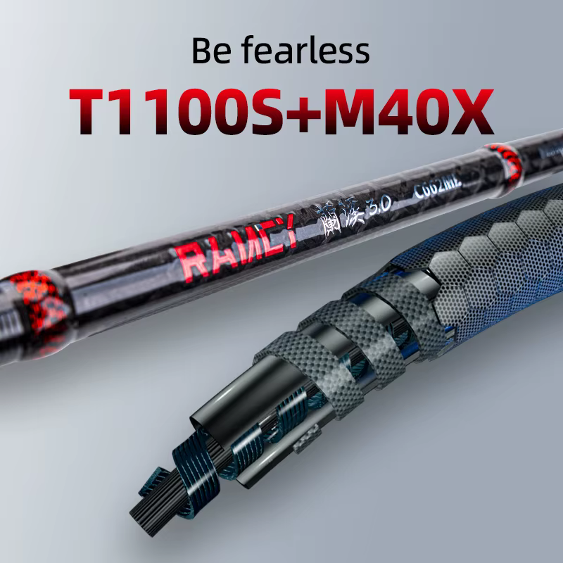 Caña de lubina FISHINGFANS RANCY 3.0 T1100S – Carbono y Fuji Fazlite - imagen 2
