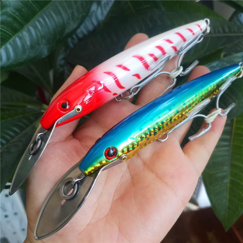 SWOLFY Señuelo Metal Tongue Atún - Ojos 3D Tracción