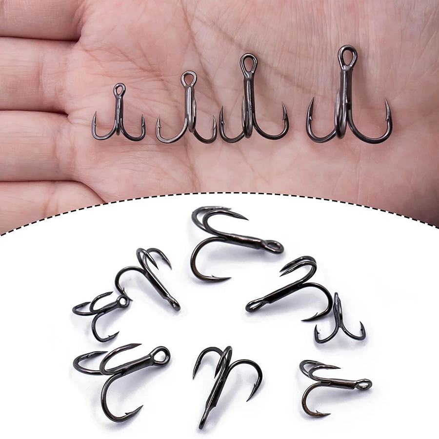 Anzuelos triples con púas para señuelos - imagen 5