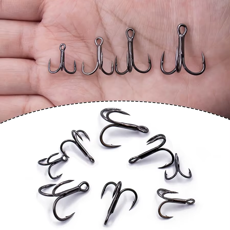 Anzuelos triples con púas para señuelos - imagen 5