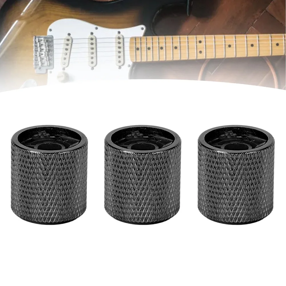 Pomo de volumen y tono negro para guitarra eléctrica - imagen 2