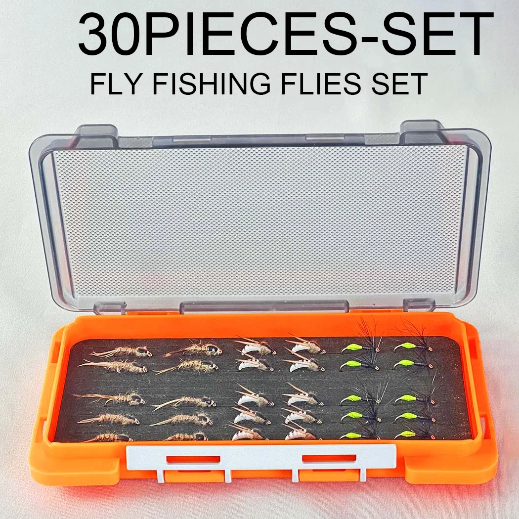 Kit de moscas artificiales para pesca con caña – trucha y salmón - imagen 5