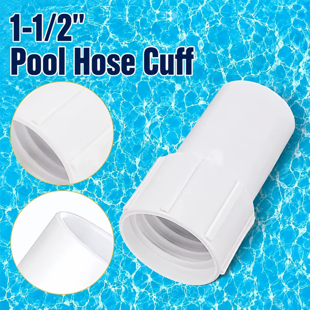 Conector de manguera para piscina blanco – Unión de 1¼ a 1½ pulgadas - imagen 4