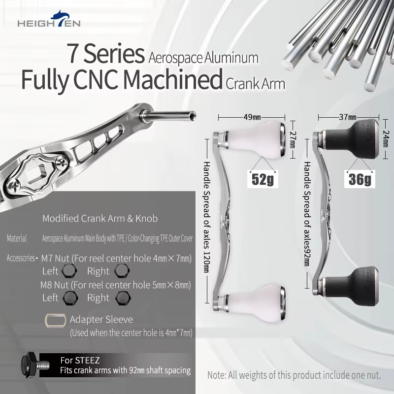 HEIGHTEN Pomo antideslizante para carrete baitcasting con cambio de color - imagen 4