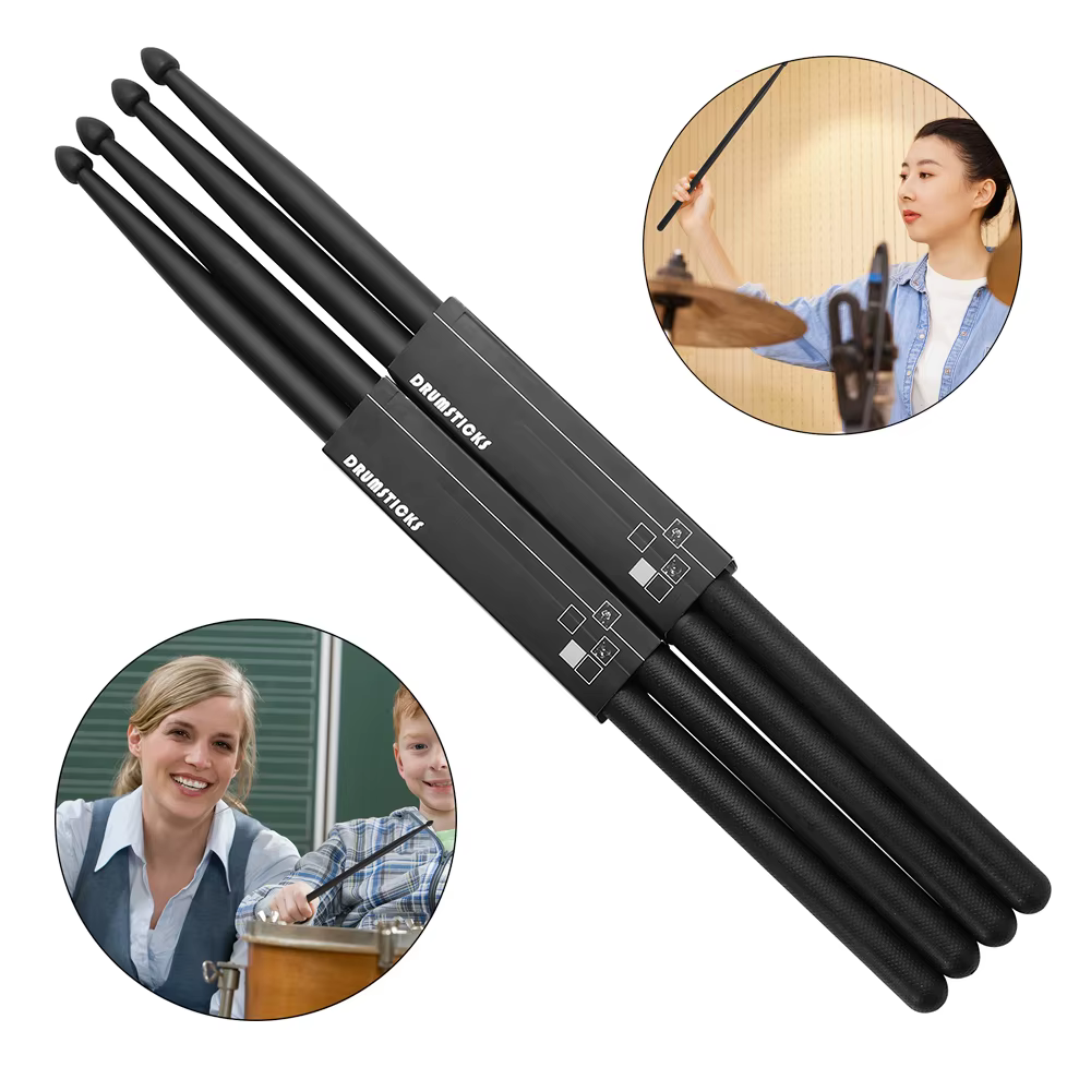 Baquetas nailon 5A infantiles – Plásticas ligeras antideslizantes