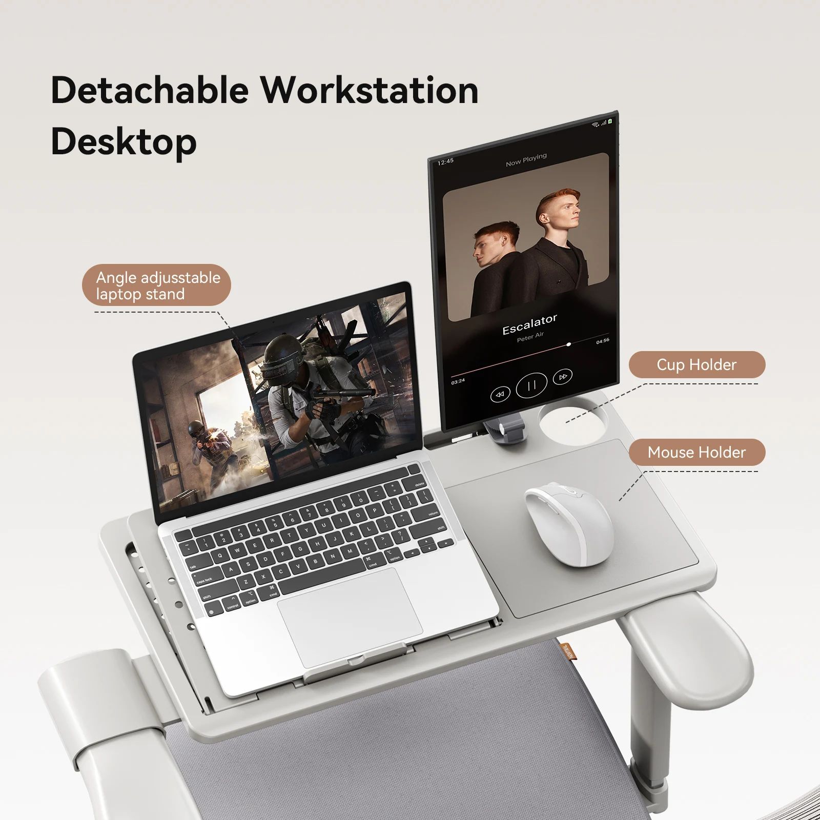 Silla ergonómica Newtral MagicH-GPro con reposacabezas 5D - imagen 4