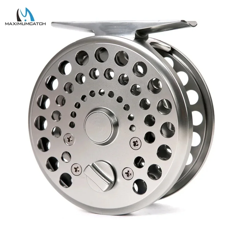Carrete de pesca con mosca trucha MAXIMUMCATCH CDB retro CNC