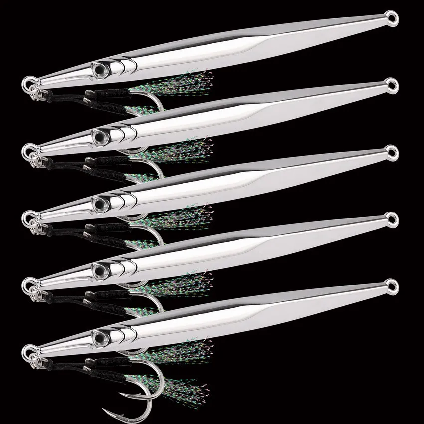 Señuelo Jigging Metal aleación Zinc con ojos 3D para pesca deportiva - imagen 2