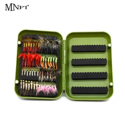 Kit moscas artificiales para trucha y lubina – Secas, húmedas y serpentinas