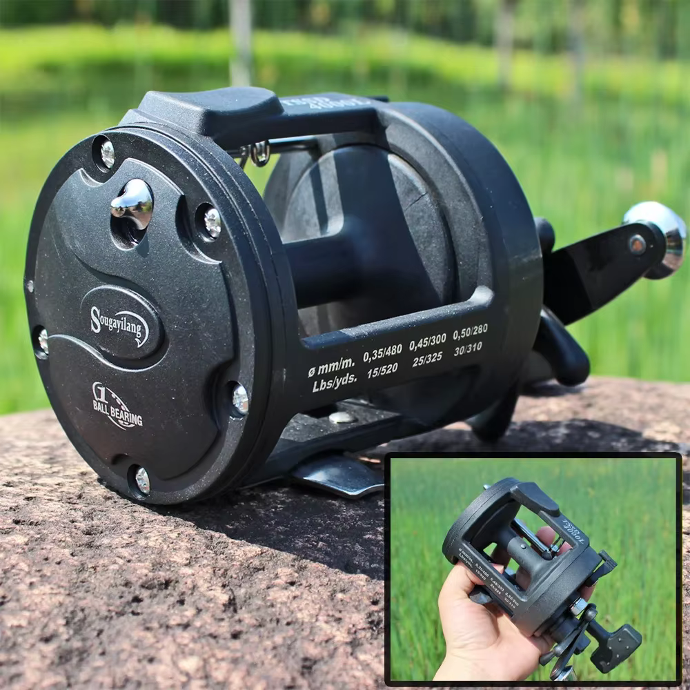 Sougayilang Carrete de Arrastre 28 kg 3.8:1 – Potente para Mar