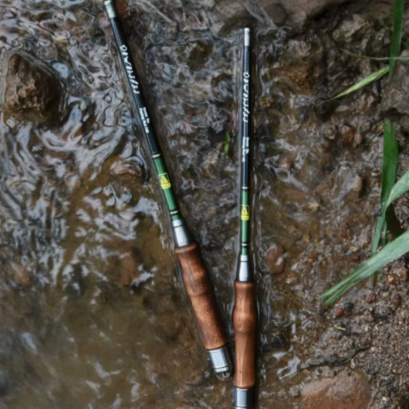 Caña telescópica de carbono ultraligera portátil para pesca deportiva - imagen 2