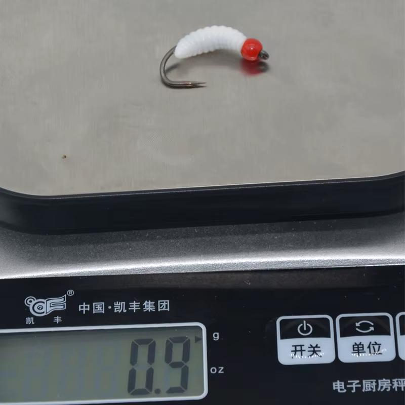 TAKEDO Señuelo Larva para Carpa – Cabeza Roja con Olor - imagen 4