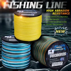 Sedal de pesca trenzado Proberos PE multifilamento 4 soportes 6-80lb