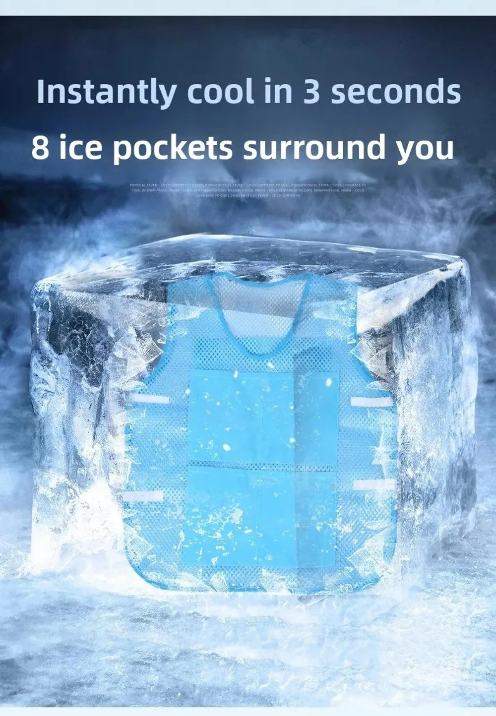 Chaleco refrigerante para actividades al aire libre