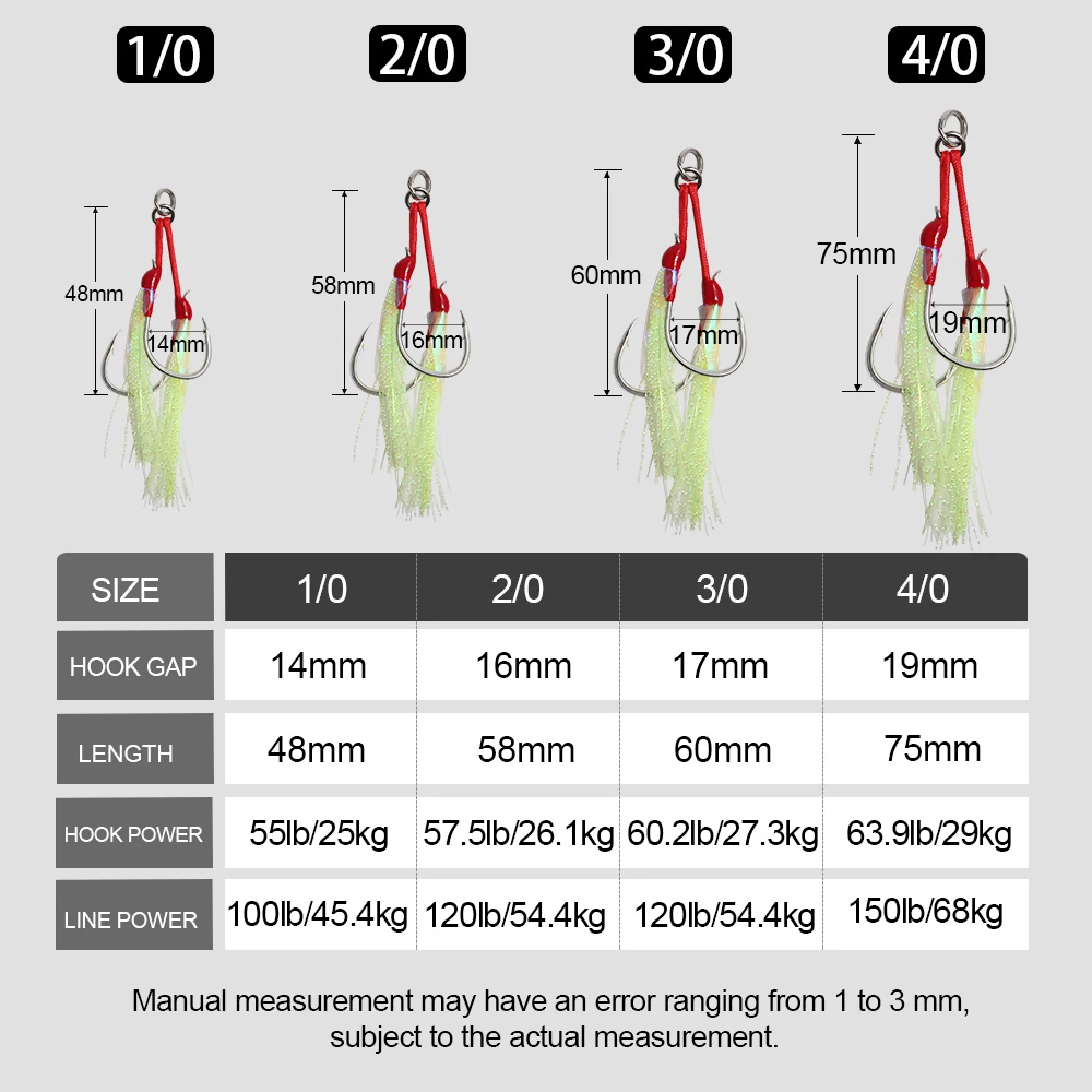 Anzuelos Jigging Pro Doble Asistencia – Acero alta resistencia - imagen 5
