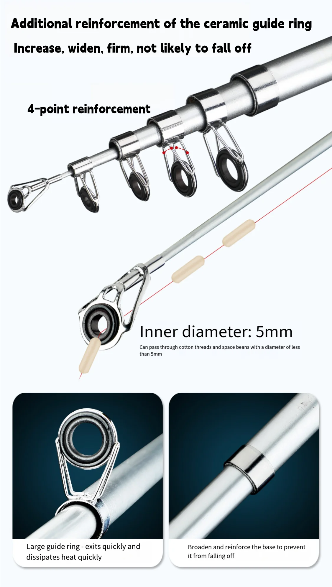 Diseño duradero para pesca en mar