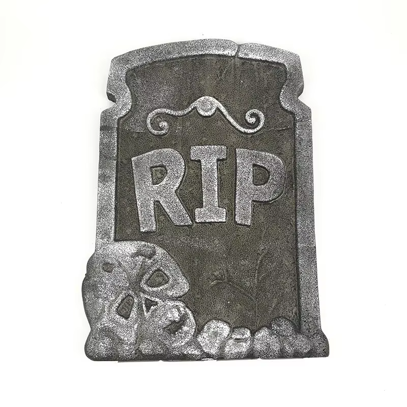 Lápida de espuma para decoración de cementerio Halloween