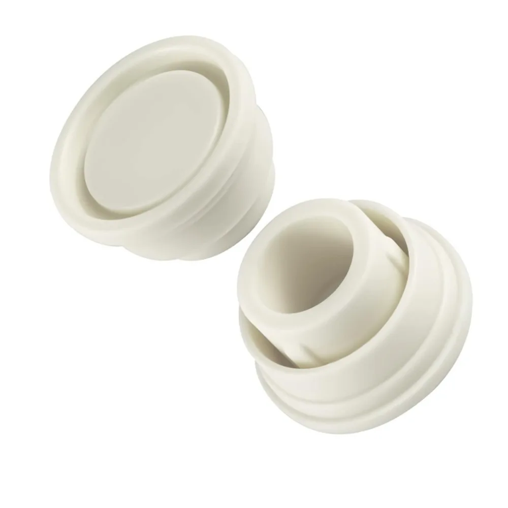 Tapones de goma de seguridad para escaleras de piscina, blancos - imagen 3
