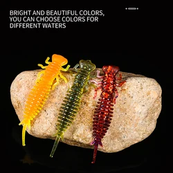 Swimbait de silicona Woodlouse – Señuelo flotante para lubina y tr