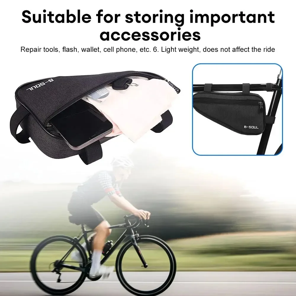 Bolsa para bici de montaña con acabado resistente