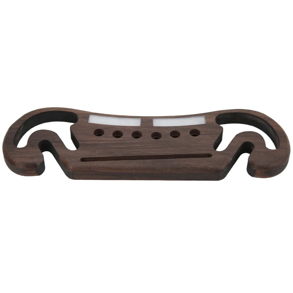 Puente de guitarra acústica palisandro de precisión – fácil montaje - imagen 4