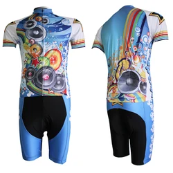 Conjunto de ciclismo hombre con cremallera y badana profesional