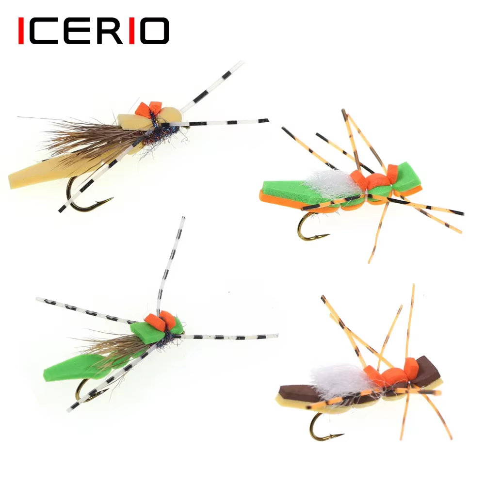 ICERIO Morrish Hopper – Mosca Seca Espuma Flotante Trucha y Lubina - imagen 4