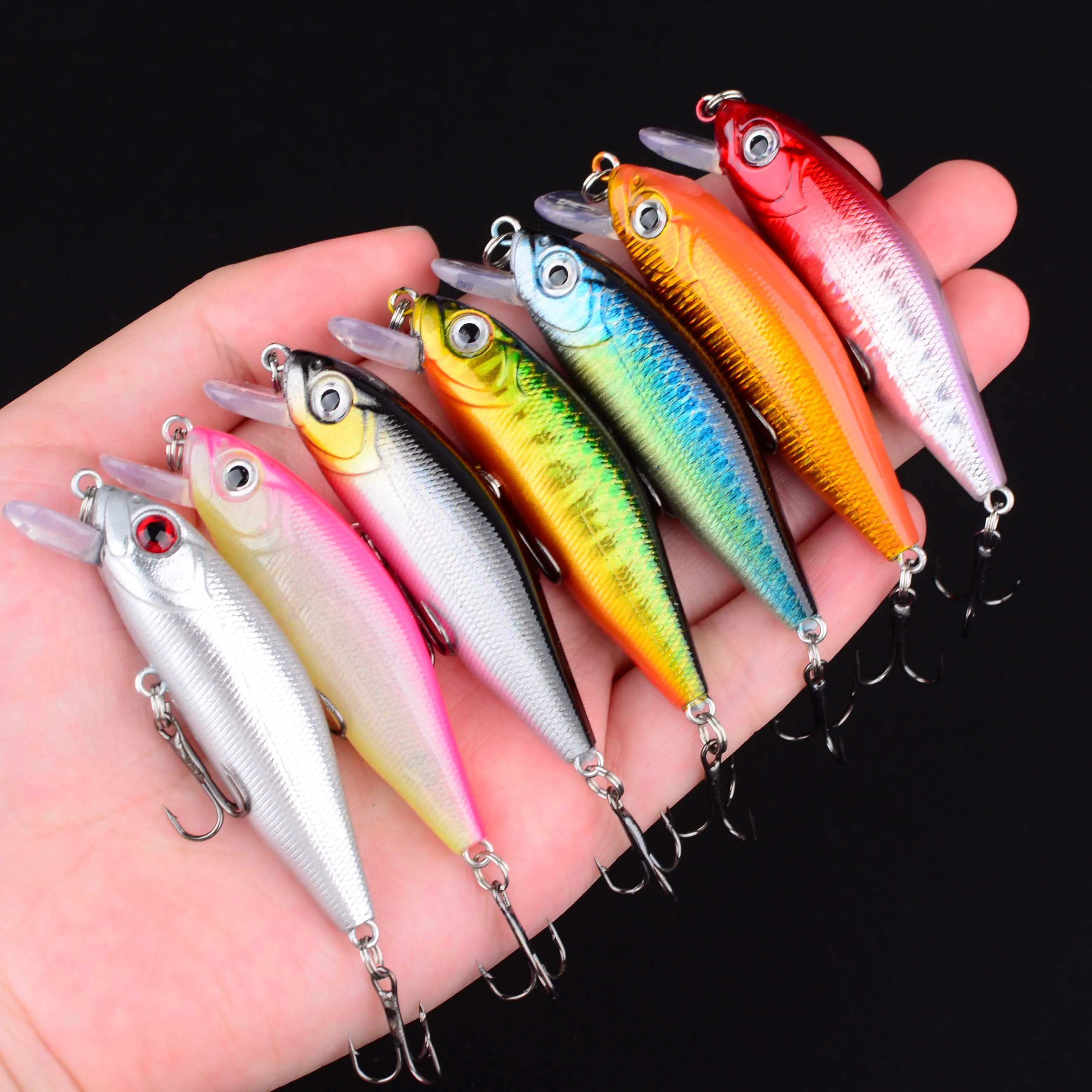 Señuelo Minnow crankbait que se hunde para lucio y lubina - imagen 4
