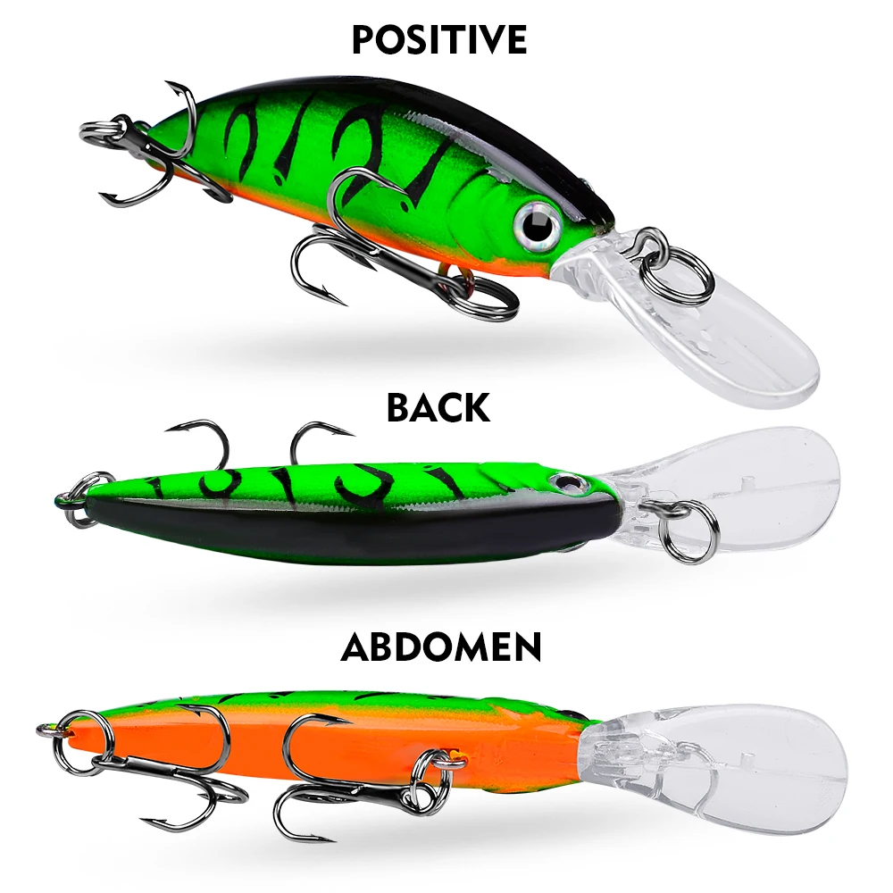 Señuelo Minnow Longmouth Proberos 3D Jerkbait de agua salada - imagen 3