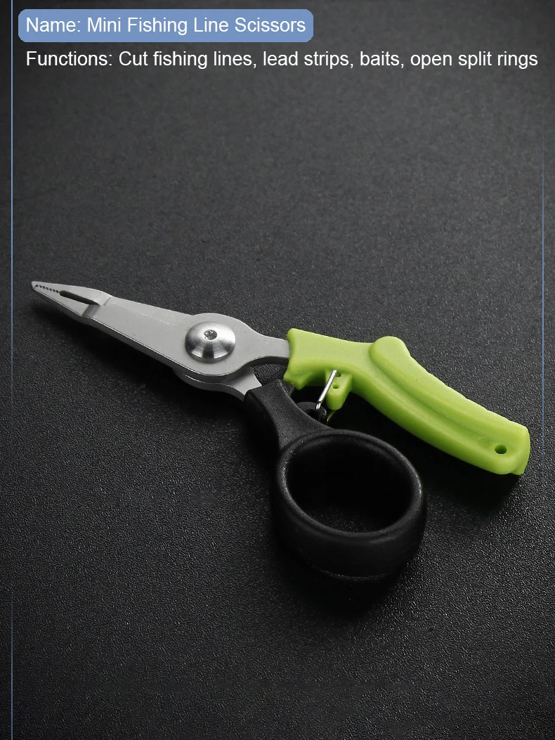 Alicates y tijeras mini para pesca con mosca: cortador de plomo - imagen 3