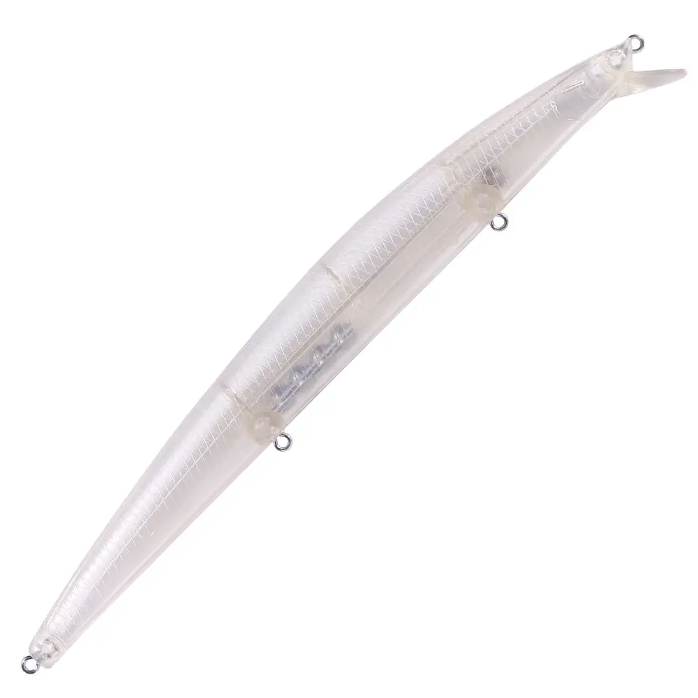 Señuelo minnow transparente sin pintar para personalizar - imagen 5