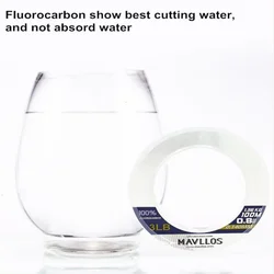 Mavllos Línea Fluorocarbono Invisible Alta Resistencia Spinning Baitcasting