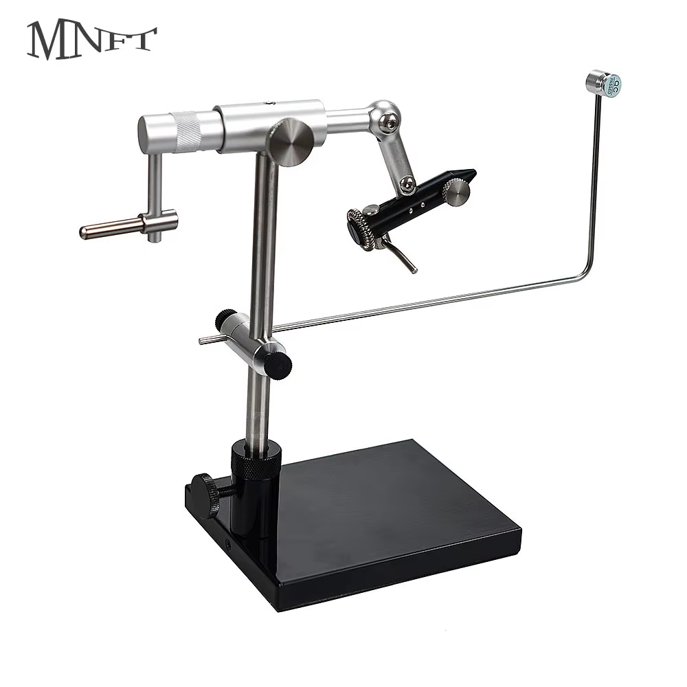 MNFT Torno de Atado de Moscas Giratorio 360 Grados - para streamer - imagen 5