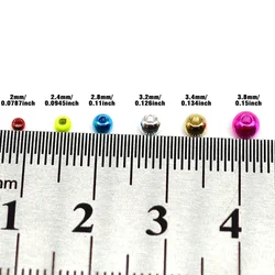 Cuentas de latón Stonefly Streamer Jig – multicolores para atar moscas