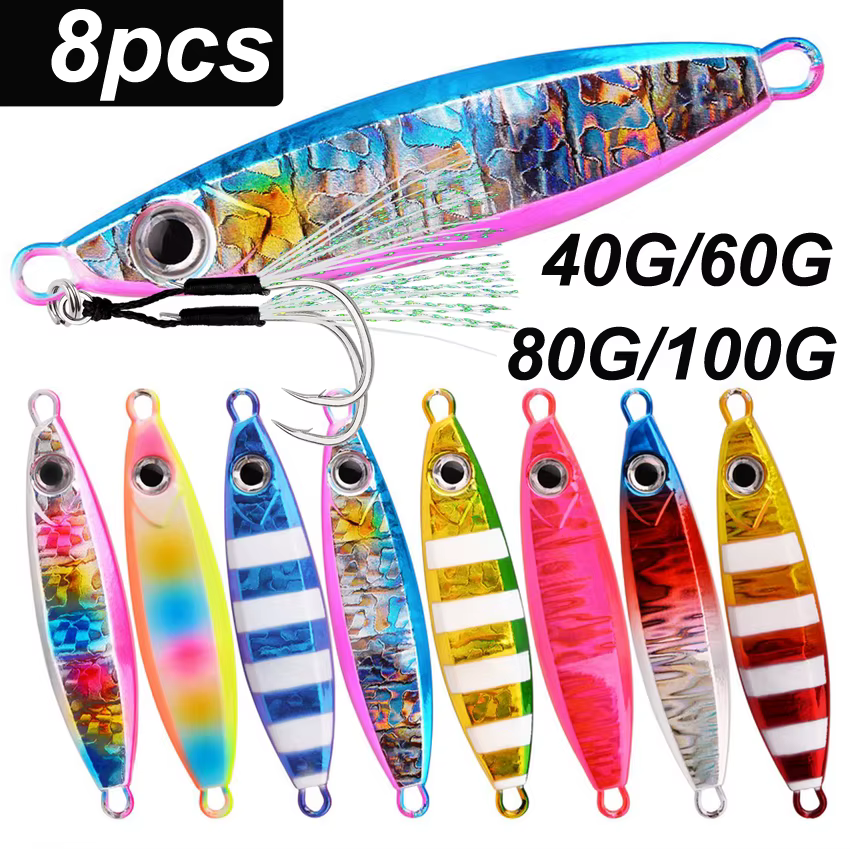 Cucharilla jig de metal fundido japones - 40-100 g para jigging spoon