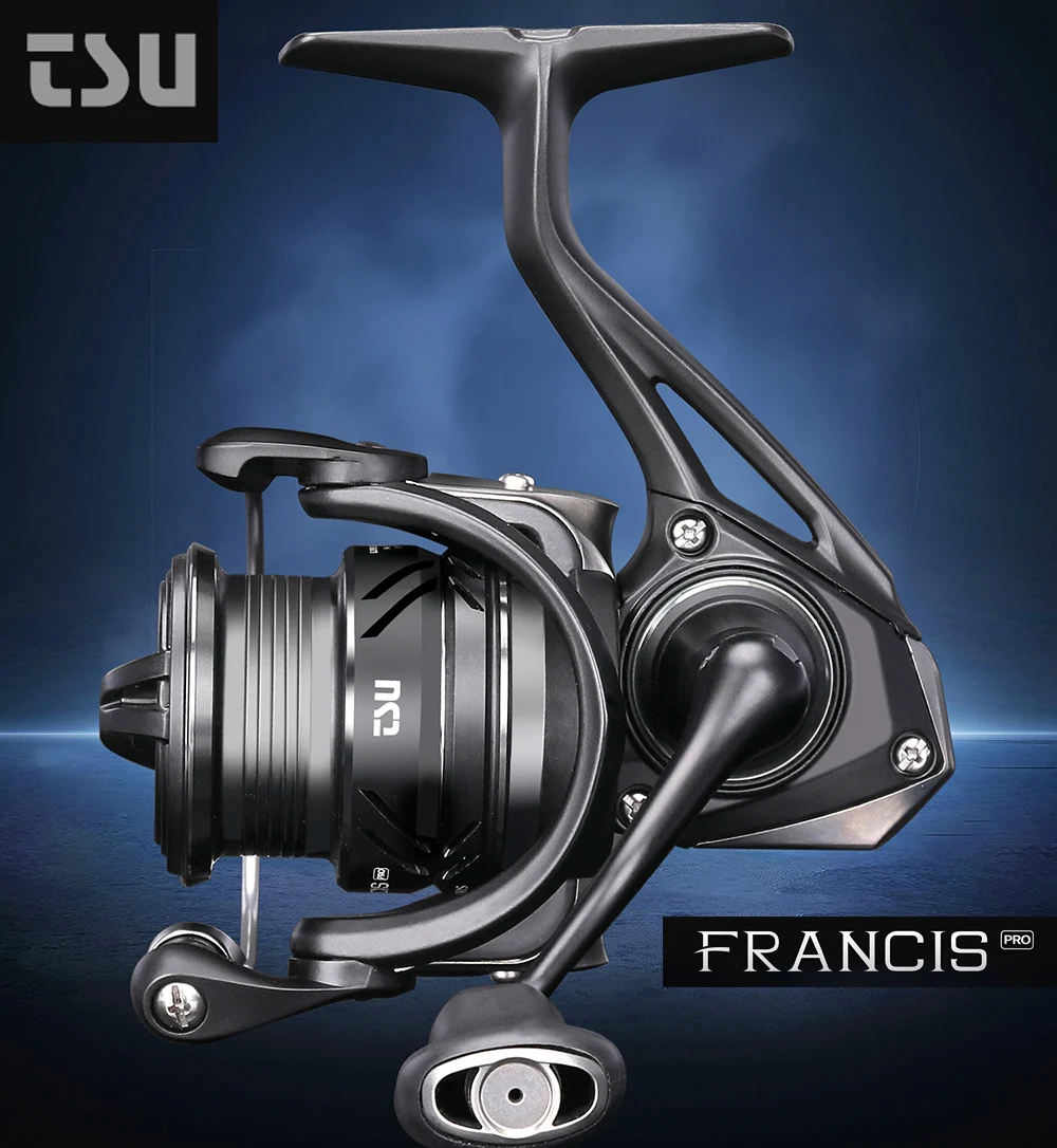 TSURINOYA Francis FS PRO Carrete giratorio con bobina poco profunda
