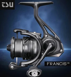 TSURINOYA Francis FS PRO Carrete giratorio con bobina poco profunda