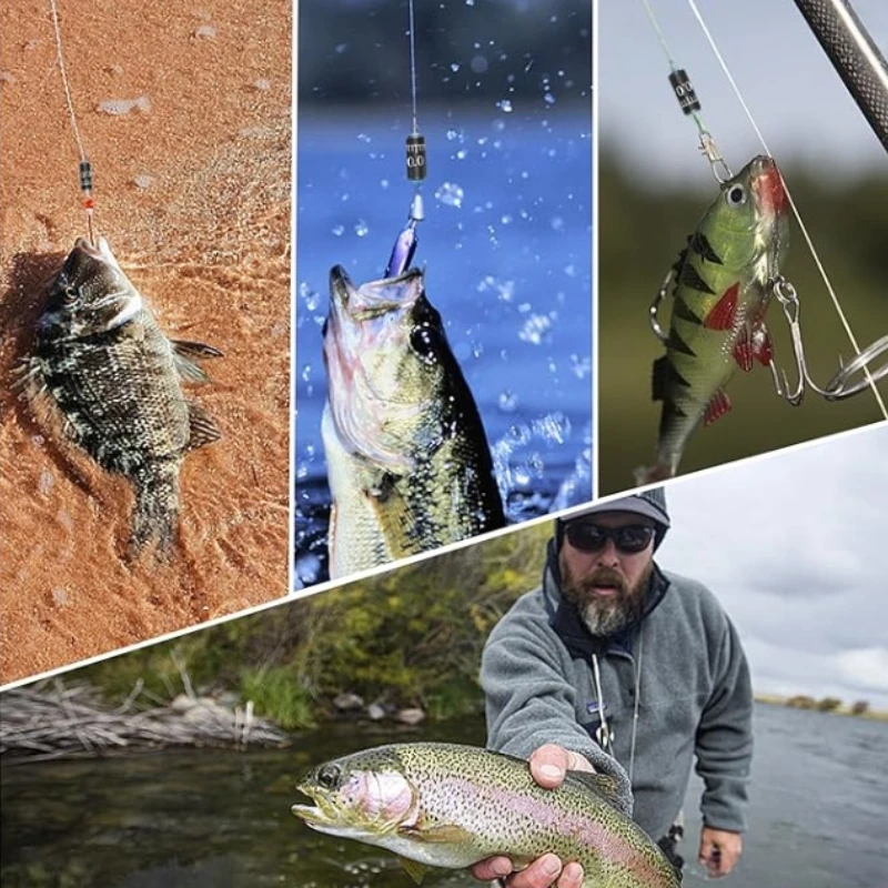 Presentación general del producto para pesca al aire libre